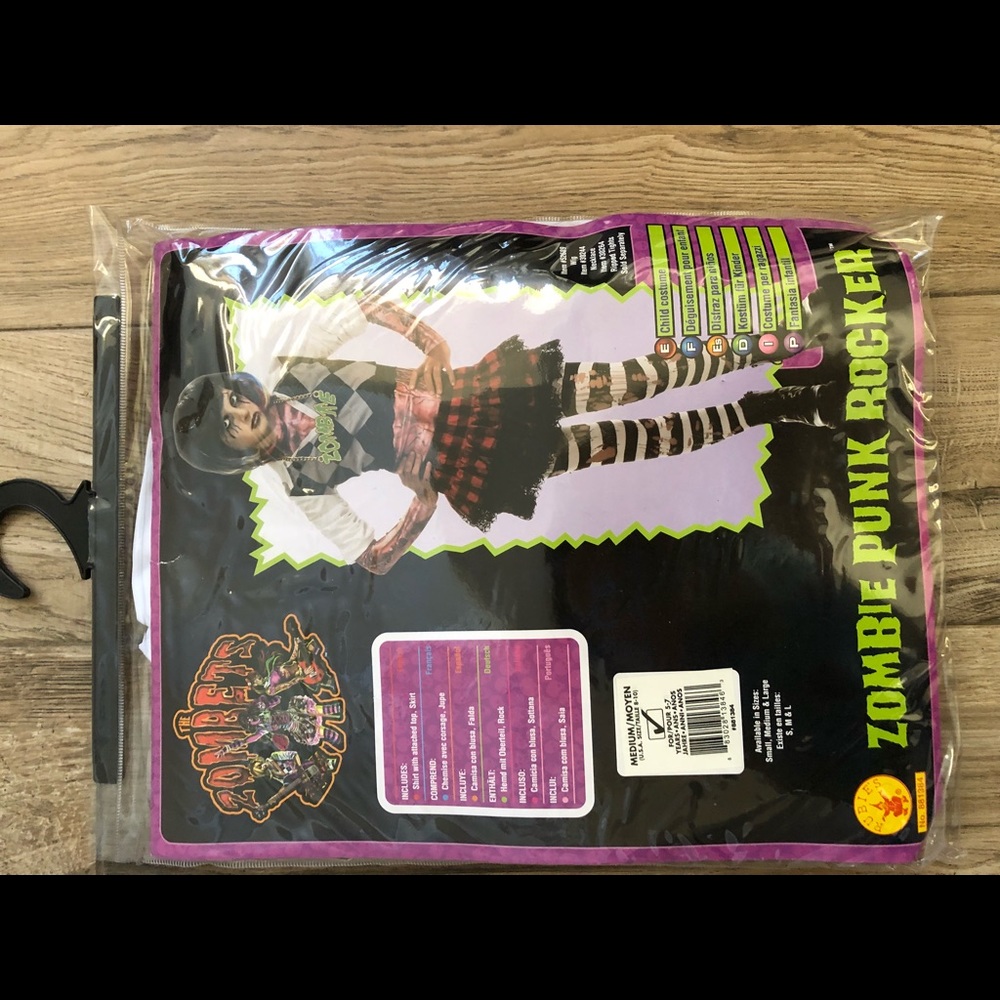 Girls zombie custom punk rocket new